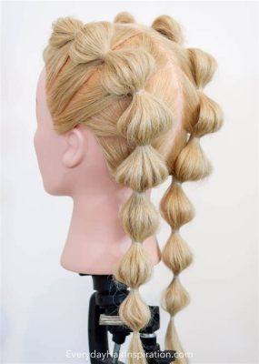 how to do a bubble braid ponytail and the importance of braiding in traditional Japanese culture