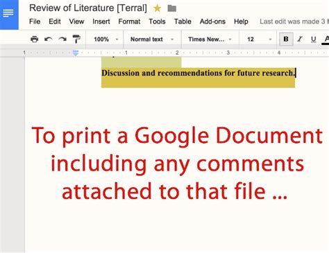 how to print a google doc with comments: How can we ensure that the printed document preserves the original formatting and layout of the Google Doc?