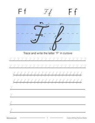 how to write an f in cursive how to use the cursive f to express complex emotions